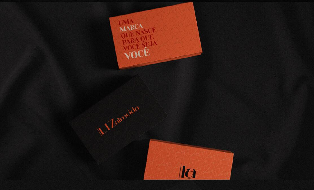 個性與時尚的Liz Almeida服裝品牌vi設(shè)計，以“雜亂而有序排列的線元素為輔助識別