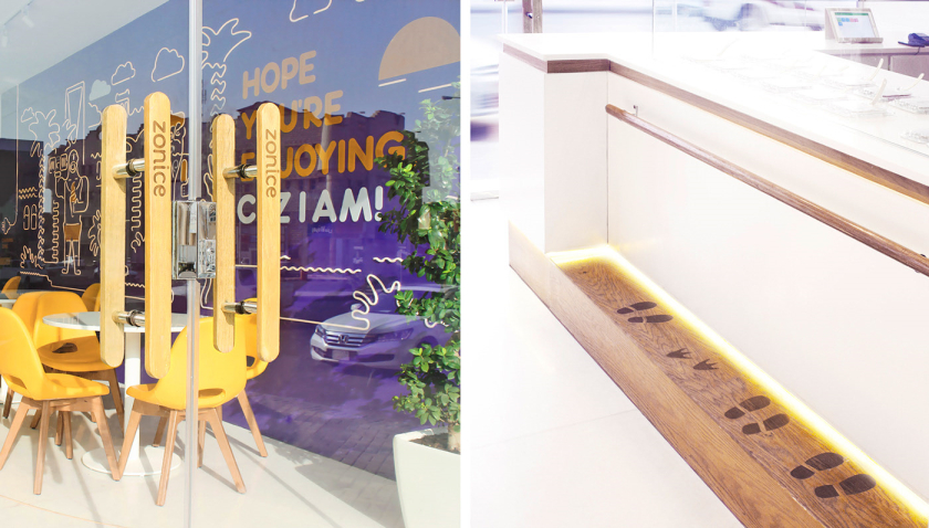 Zonice 冷凍酸奶咖啡連鎖店品牌vi形象設(shè)計(jì)