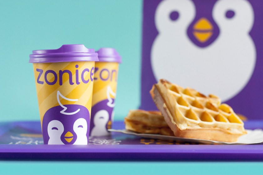 Zonice 冷凍酸奶咖啡連鎖店品牌vi形象設(shè)計(jì)