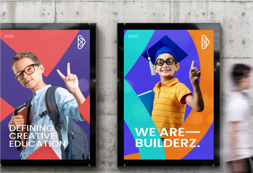 Builderz 兒童教育平臺(tái)品牌設(shè)計(jì)-logo,vi設(shè)計(jì)