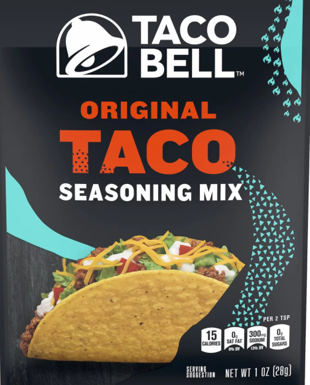 圖：一包塔可鐘調(diào)味料