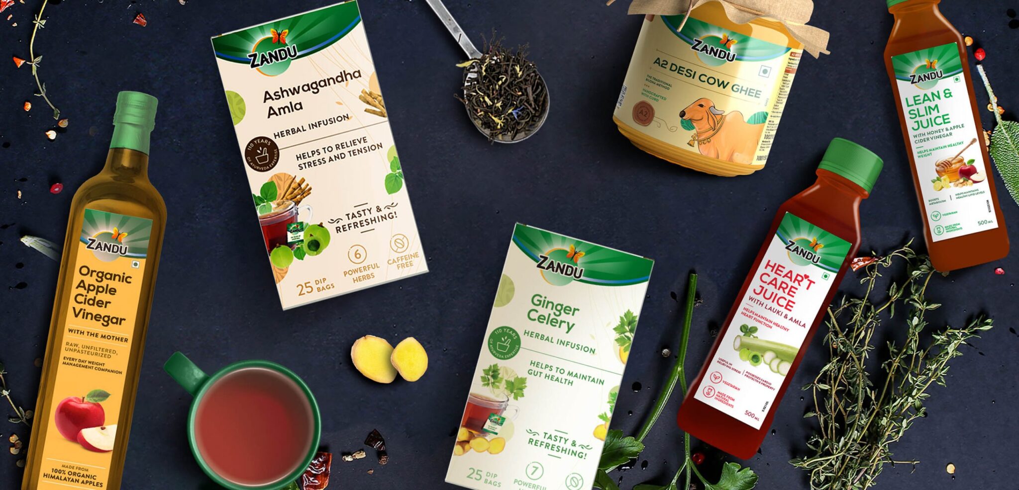 zandu蘋果醋果汁蜂蜜水果花茶系列食品包裝設(shè)計，統(tǒng)一的包裝頂部設(shè)計