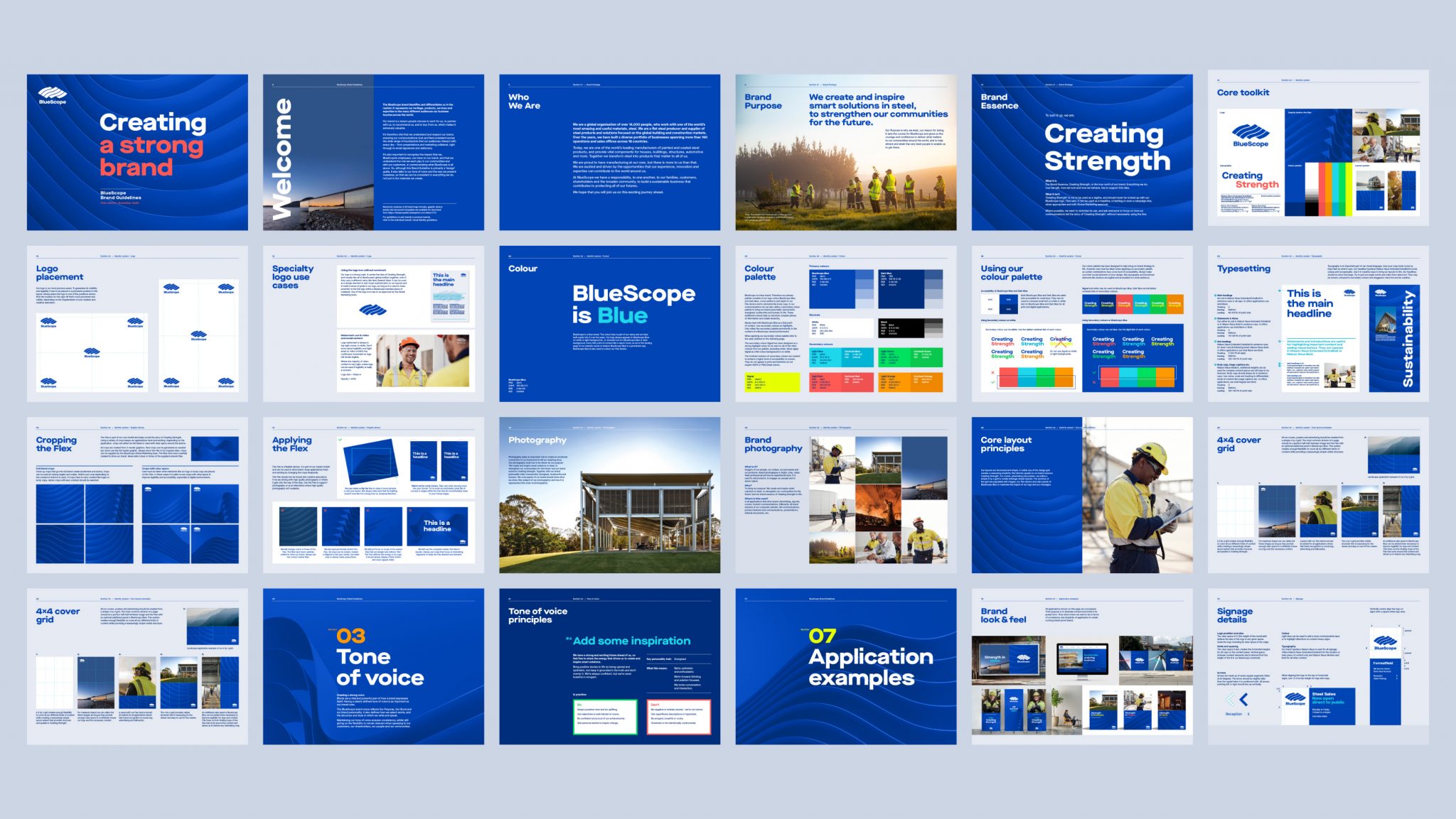 BlueScope油漆涂層鋼鐵產(chǎn)品制造商品牌形象企業(yè)vi設(shè)計(jì)“藍(lán)色動(dòng)態(tài)彎曲”輔助圖形 BlueScope油漆涂層鋼鐵產(chǎn)品制造商品牌形象企業(yè)vi設(shè)計(jì)“藍(lán)色動(dòng)態(tài)彎曲”輔助圖形