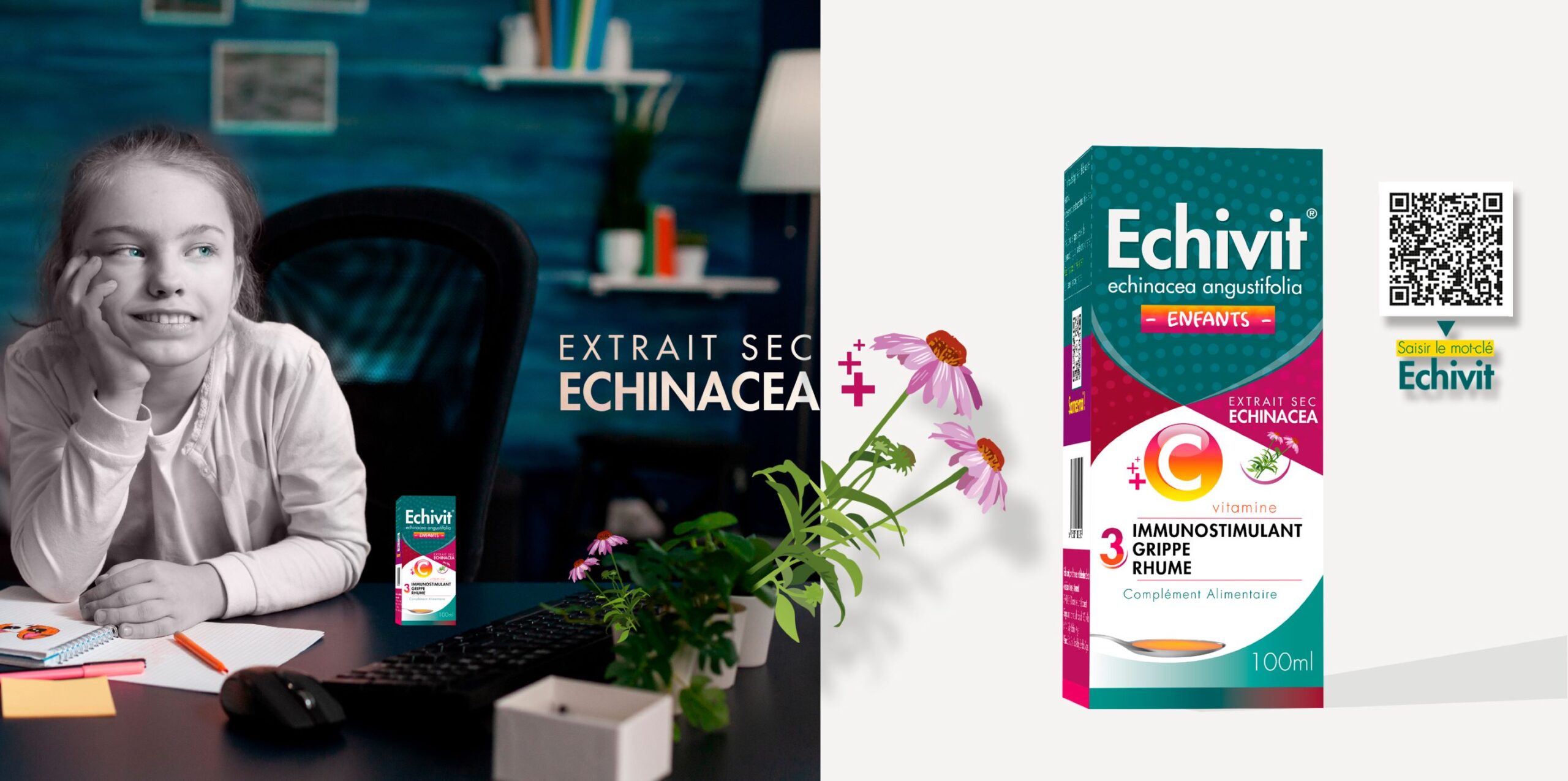 Ecivit OTC藥品包裝設(shè)計，突出品牌與交叉色塊版式