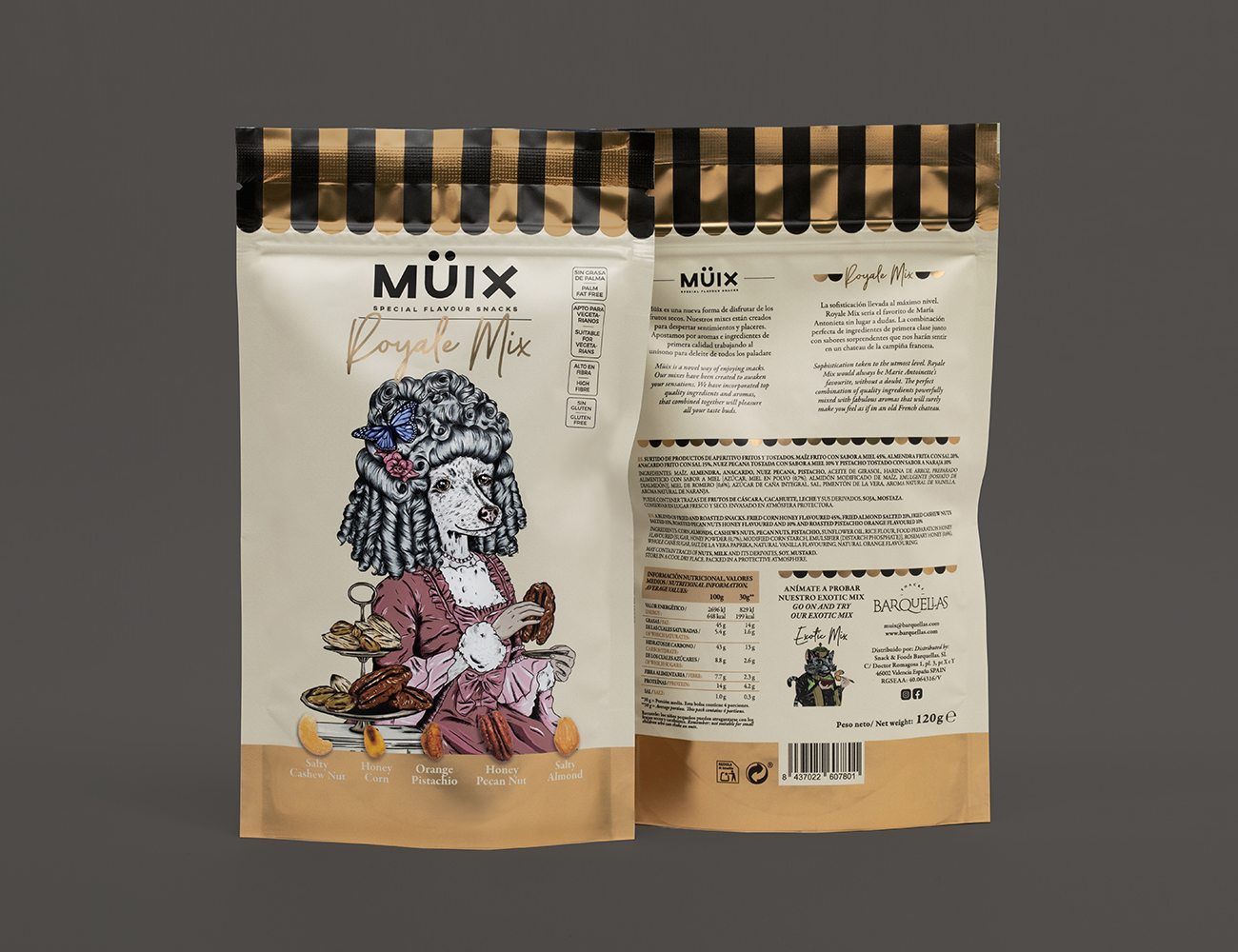 Müix混合口味堅果食品包裝設(shè)計“動物擬人”插畫 Müix混合口味堅果食品包裝設(shè)計“動物擬人”插畫