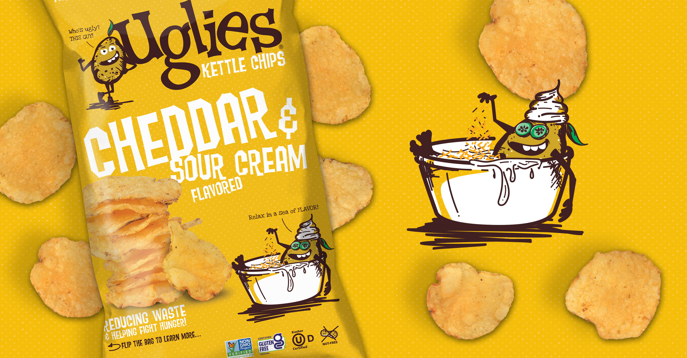 我很丑但我很好吃, Uglies薯片品牌戰(zhàn)略、卡通設(shè)計(jì)、包裝設(shè)計(jì) 我很丑但我很好吃, Uglies薯片品牌戰(zhàn)略、卡通設(shè)計(jì)、包裝設(shè)計(jì)