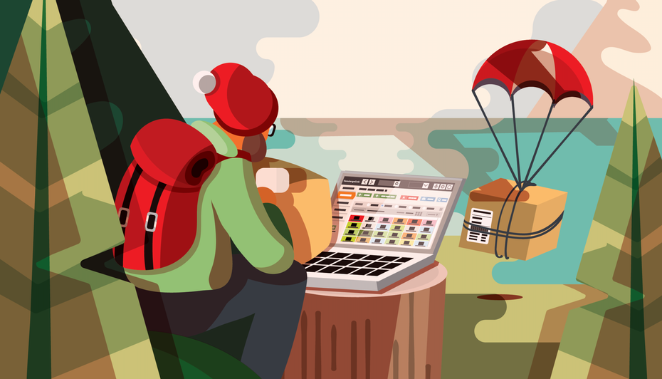 主要坐著看電腦思考