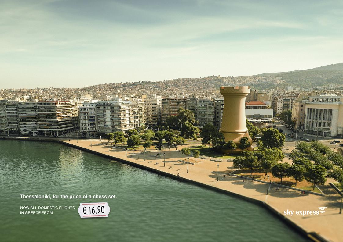 “負(fù)擔(dān)得起的希臘”旅游平面廣告創(chuàng)意設(shè)計