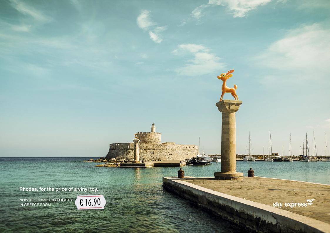 “負(fù)擔(dān)得起的希臘”旅游平面廣告創(chuàng)意設(shè)計