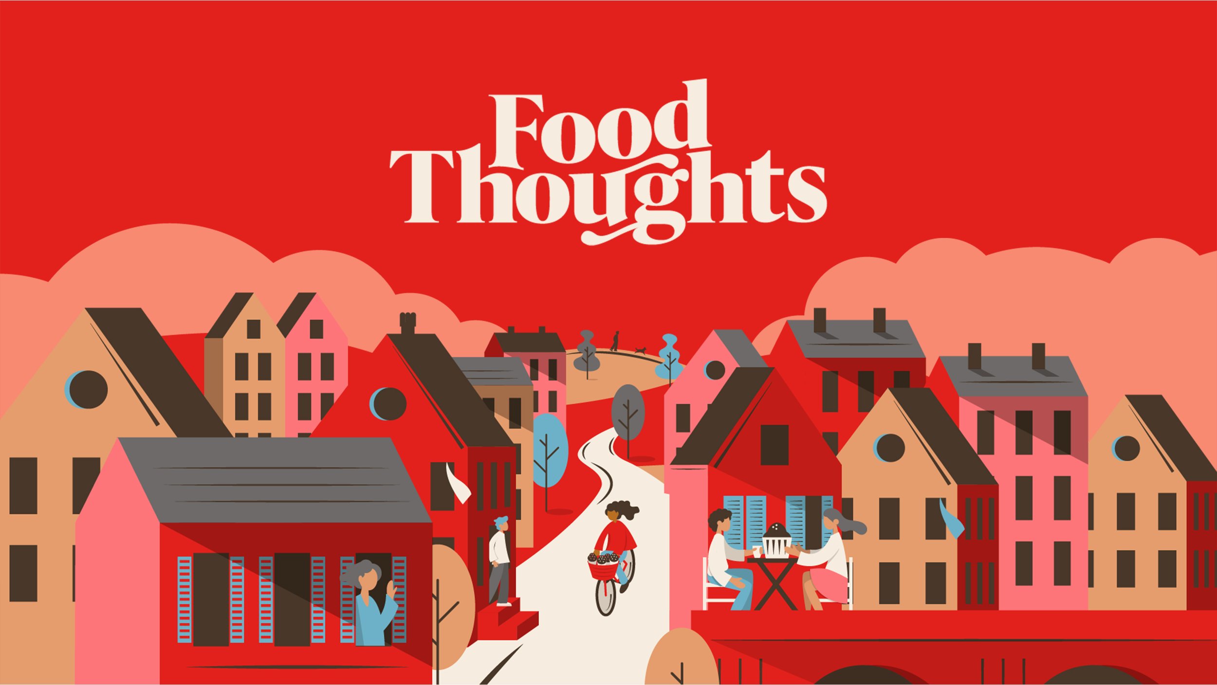 Food Thoughts可可烘焙原料品牌重塑與“社區(qū)”插畫包裝設(shè)計