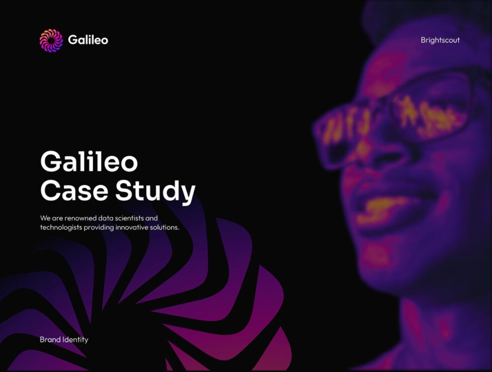 Galileo 人工智能初創(chuàng)公司logo設(shè)計vi設(shè)計，酷炫科技風(fēng)格