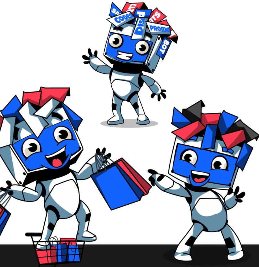 Roma Bot 機器人電腦屏幕IP卡通吉祥物設計