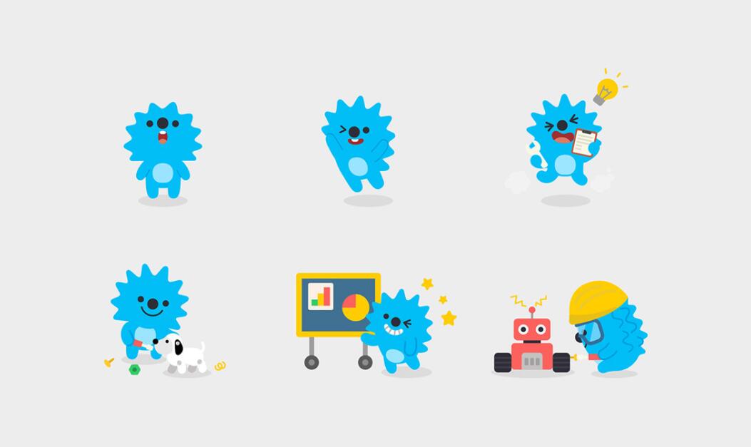 JUNIVER 幼兒園學校“刺猬”吉祥物設(shè)計