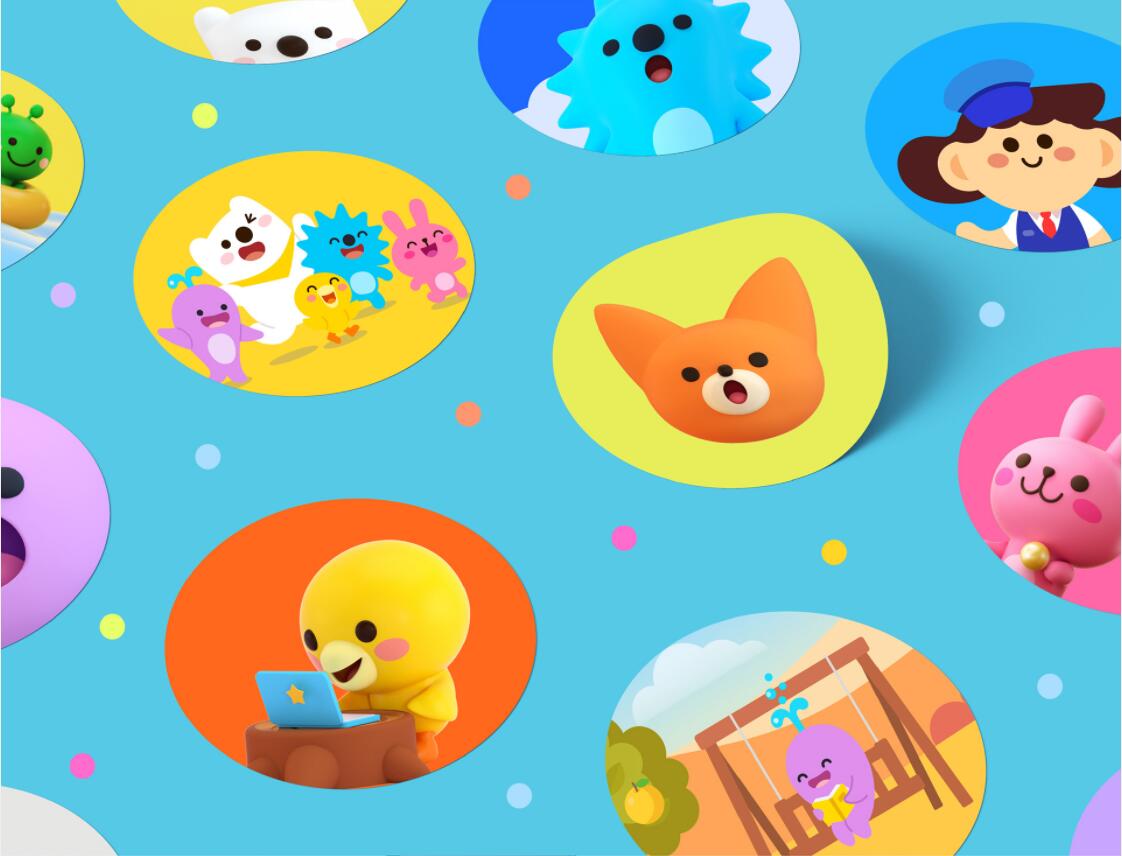 JUNIVER 幼兒園學?！鞍仔芡米哟题喿雍ｋ嗪偯x”家族吉祥物設(shè)計