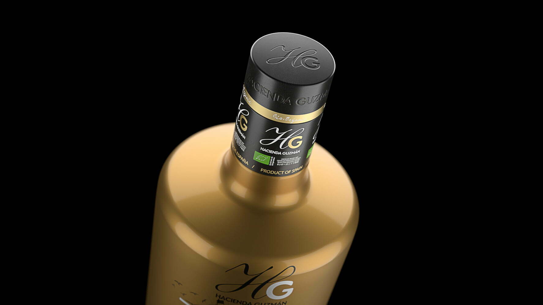 古茲曼莊園 V CENTENARIO橄欖油金裝包裝設(shè)計“城堡+v