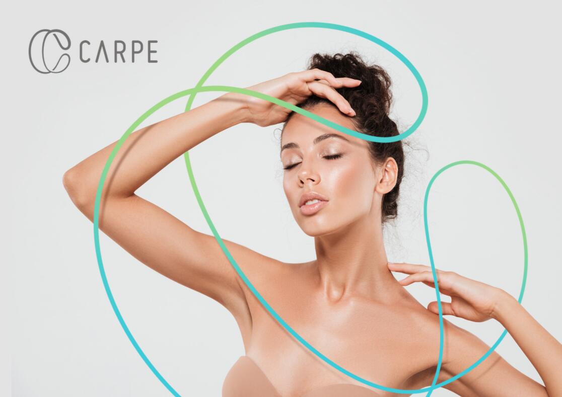 CARPE 美容整形塑形醫(yī)院logo設(shè)計(jì)vi設(shè)計(jì)，線條字母c