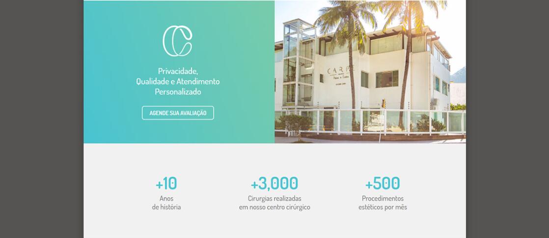 CARPE 美容整形塑形醫(yī)院logo設計vi設計，線條字母c