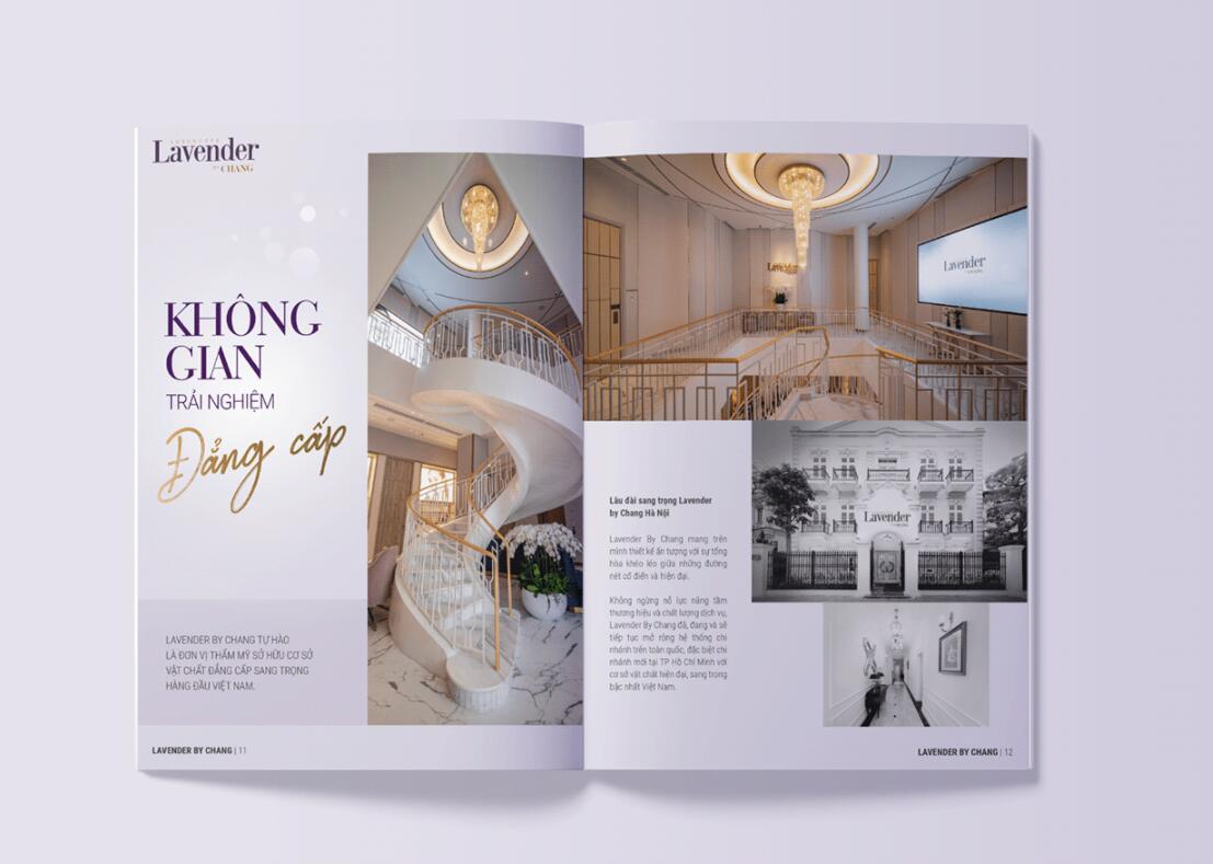 Lavender 醫(yī)療美容整形公司宣傳畫冊設(shè)計(jì)