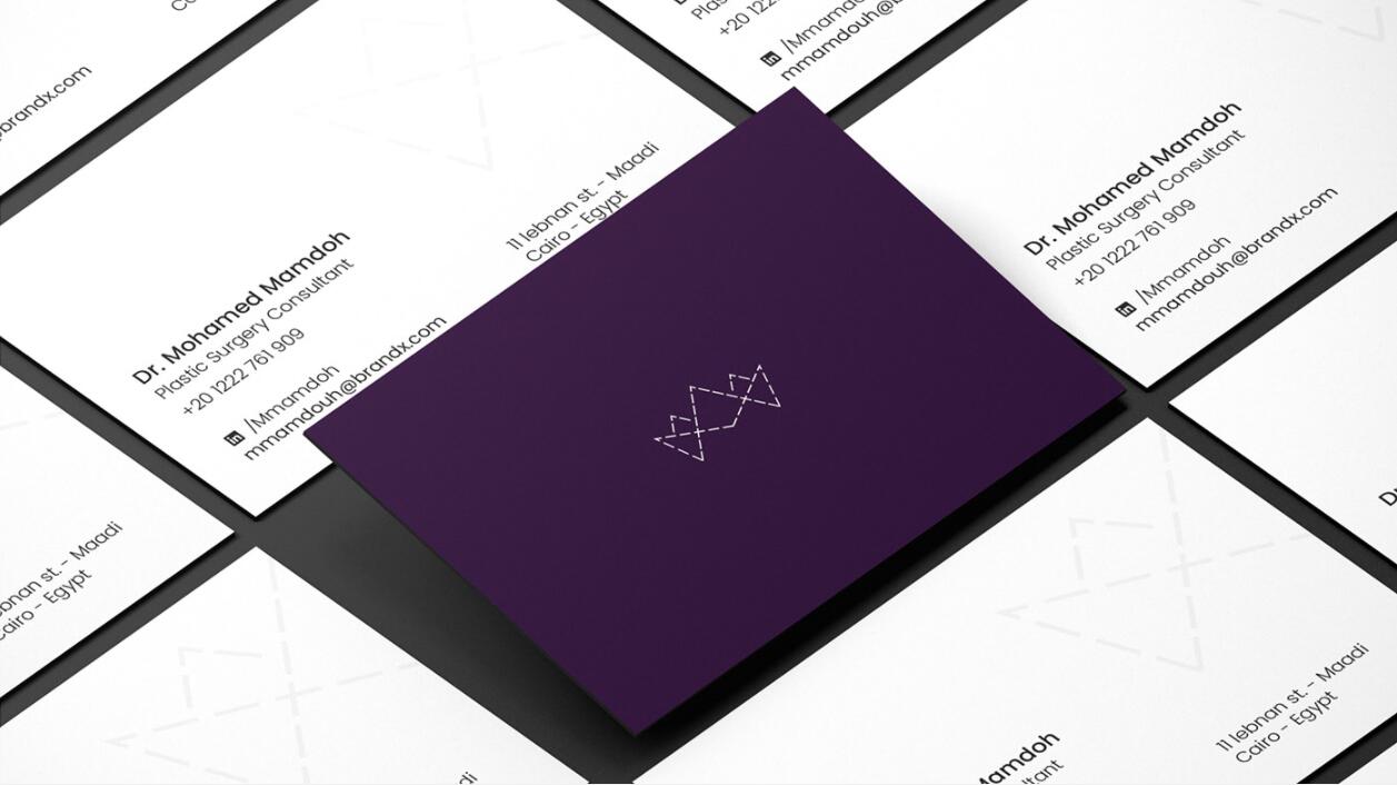 M.Aesthtics 醫(yī)療美容整形醫(yī)院logo設(shè)計品牌形象vi設(shè)計“虛線”元素