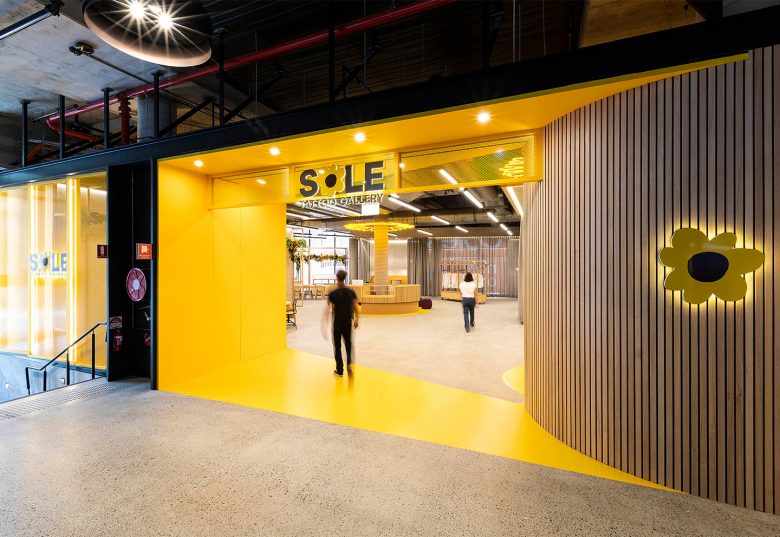 Sole藝術(shù)畫廊及辦公空間設(shè)計”向日葵“概念元素 Sole藝術(shù)畫廊及辦公空間設(shè)計”向日葵“概念元素