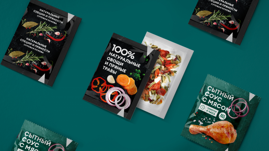 Big Lunch品牌桶裝方便面更新包裝設(shè)計(jì)概念“廚師刀下剛切出來的食料”-配料包裝 Big Lunch品牌桶裝方便面更新包裝設(shè)計(jì)概念“廚師刀下剛切出來的食料”-配料包裝