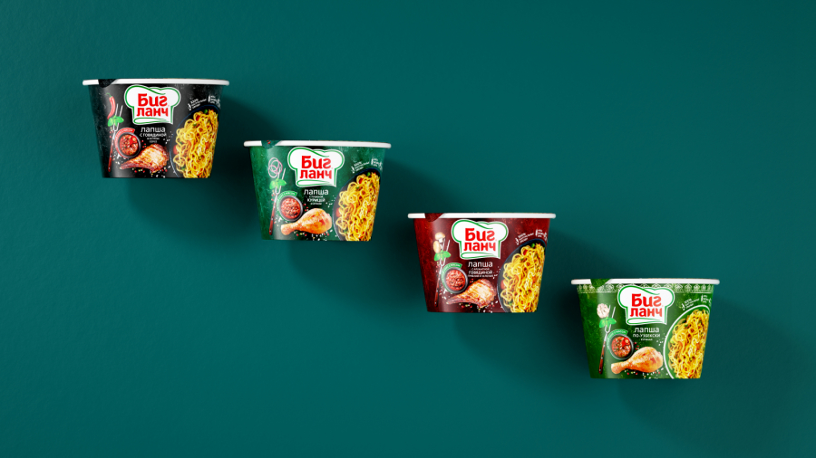 Big Lunch品牌桶裝方便面更新包裝設(shè)計(jì)概念“廚師刀下剛切出來的食料” Big Lunch品牌桶裝方便面更新包裝設(shè)計(jì)概念“廚師刀下剛切出來的食料”