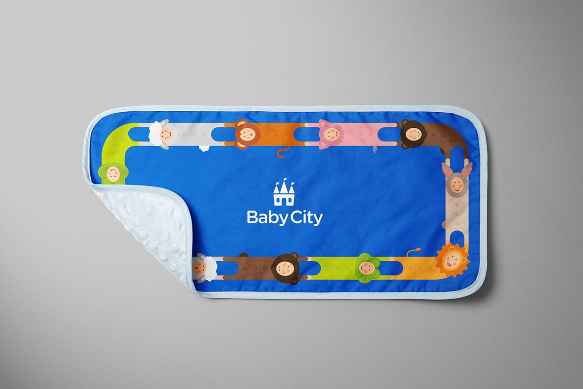 Baby City 嬰兒城嬰兒用品品牌vi設(shè)計(jì),首尾相連的卡通人物視覺 Baby City 嬰兒城嬰兒用品品牌vi設(shè)計(jì),首尾相連的卡通人物視覺