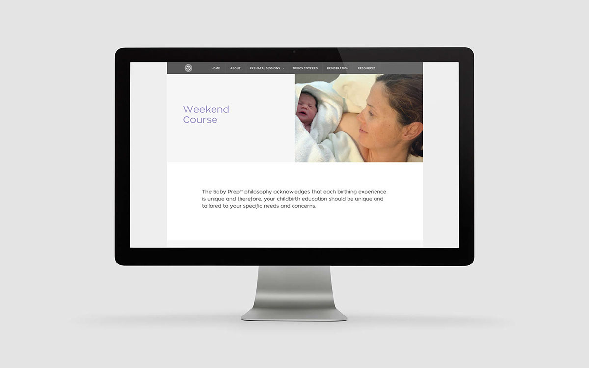 Baby Prep 孕婦產(chǎn)前醫(yī)療教育網(wǎng)站設(shè)計(jì)