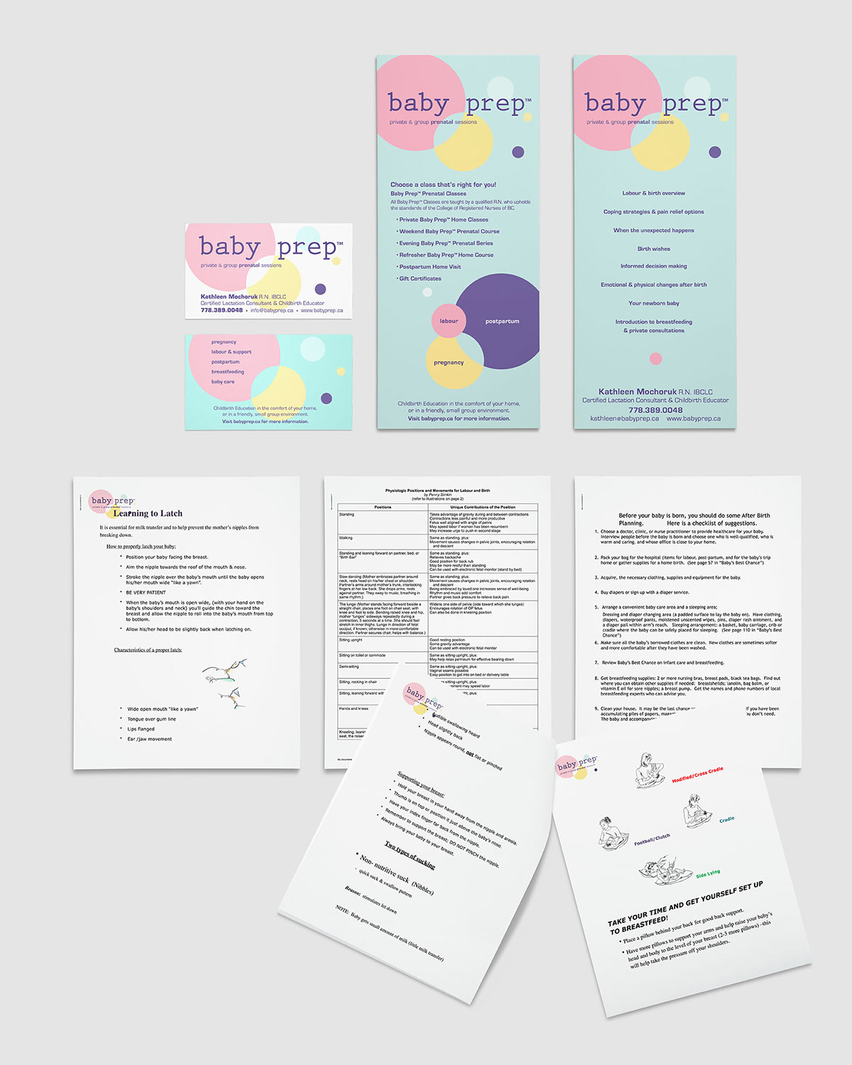 Baby Prep 孕婦產(chǎn)前醫(yī)療教育品牌形象logo設(shè)計(jì)“心+子宮內(nèi)嬰兒+孕婦”