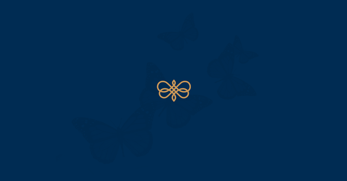 Kamylla 醫(yī)療美容健康減肥診所logo設(shè)計(jì)vi設(shè)計(jì)，蝴蝶蛻變概念