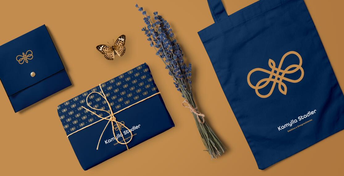 Kamylla 醫(yī)療美容健康減肥診所logo設(shè)計(jì)vi設(shè)計(jì)，蝴蝶蛻變概念