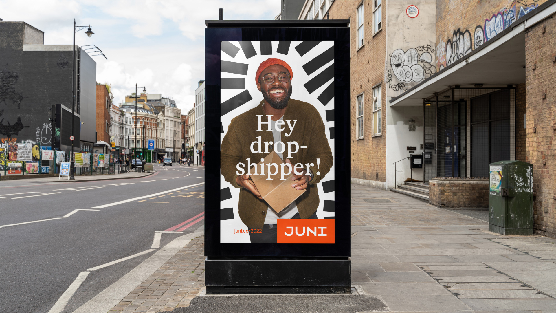 Juni金融科技初創(chuàng)公司logo設計品牌形象vi設計,源自多米諾骨牌粗線條色塊核心視覺-戶外廣告海報 Juni金融科技初創(chuàng)公司logo設計品牌形象vi設計,源自多米諾骨牌粗線條色塊核心視覺-戶外廣告海報