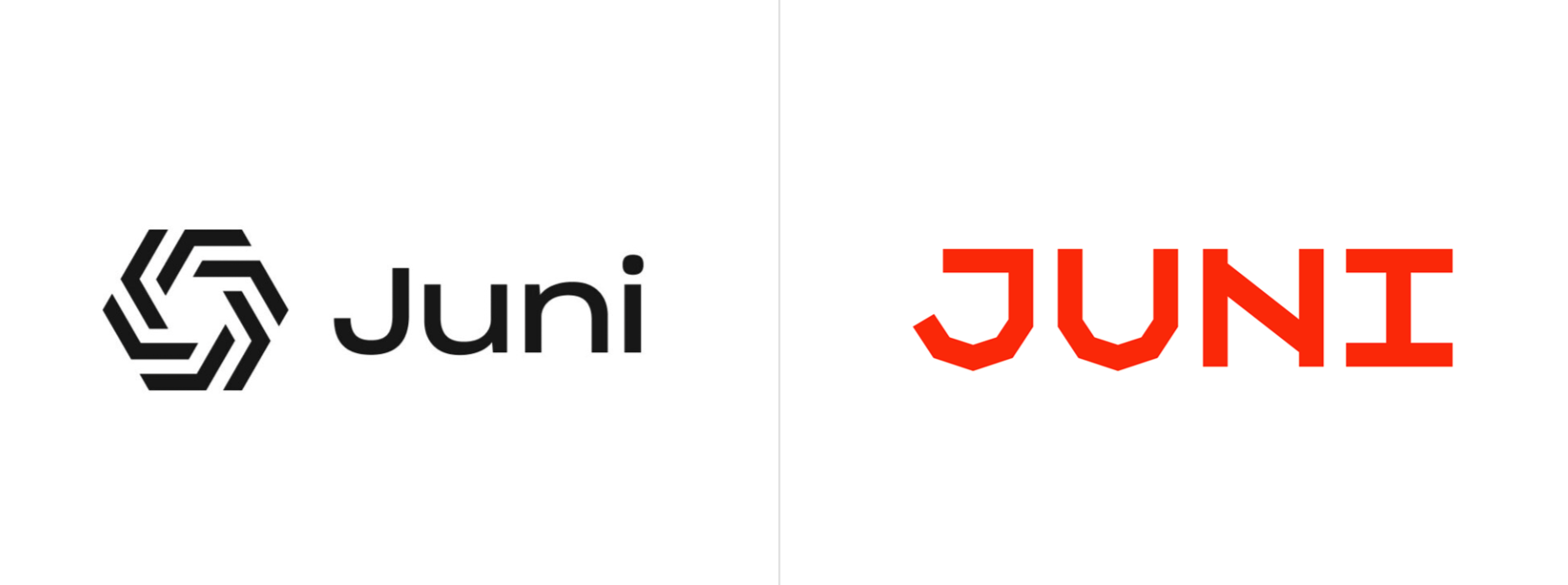 Juni金融科技初創(chuàng)公司logo設計品牌形象vi設計,源自多米諾骨牌粗線條色塊核心視覺 Juni金融科技初創(chuàng)公司logo設計品牌形象vi設計,源自多米諾骨牌粗線條色塊核心視覺