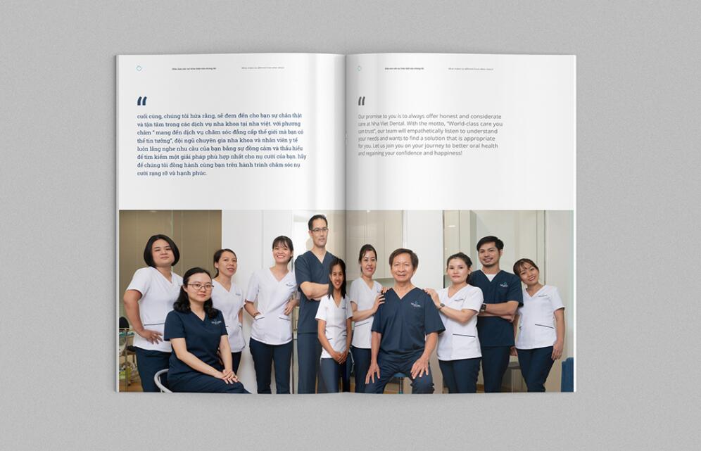 Nha Viet 牙科牙齒醫(yī)療診所品牌全案策劃設計-畫冊