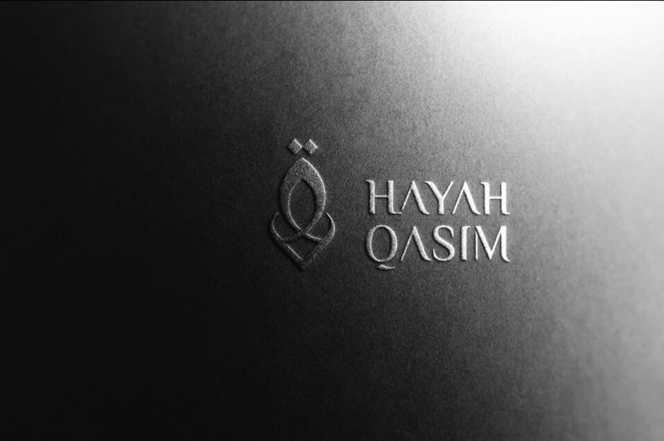 Hayah Qasim 微整形美容保健機(jī)構(gòu)logo設(shè)計(jì)vi設(shè)計(jì)，優(yōu)雅藝術(shù)尊貴風(fēng)格