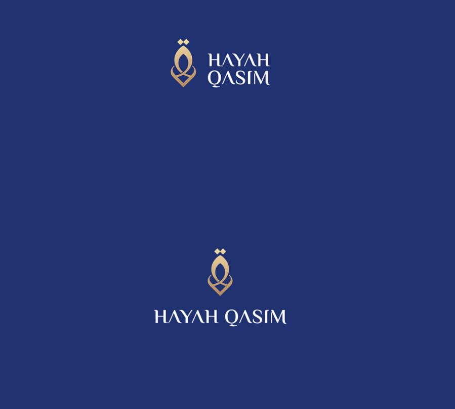 Hayah Qasim 微整形美容保健機(jī)構(gòu)logo設(shè)計(jì)vi設(shè)計(jì)，優(yōu)雅藝術(shù)尊貴風(fēng)格