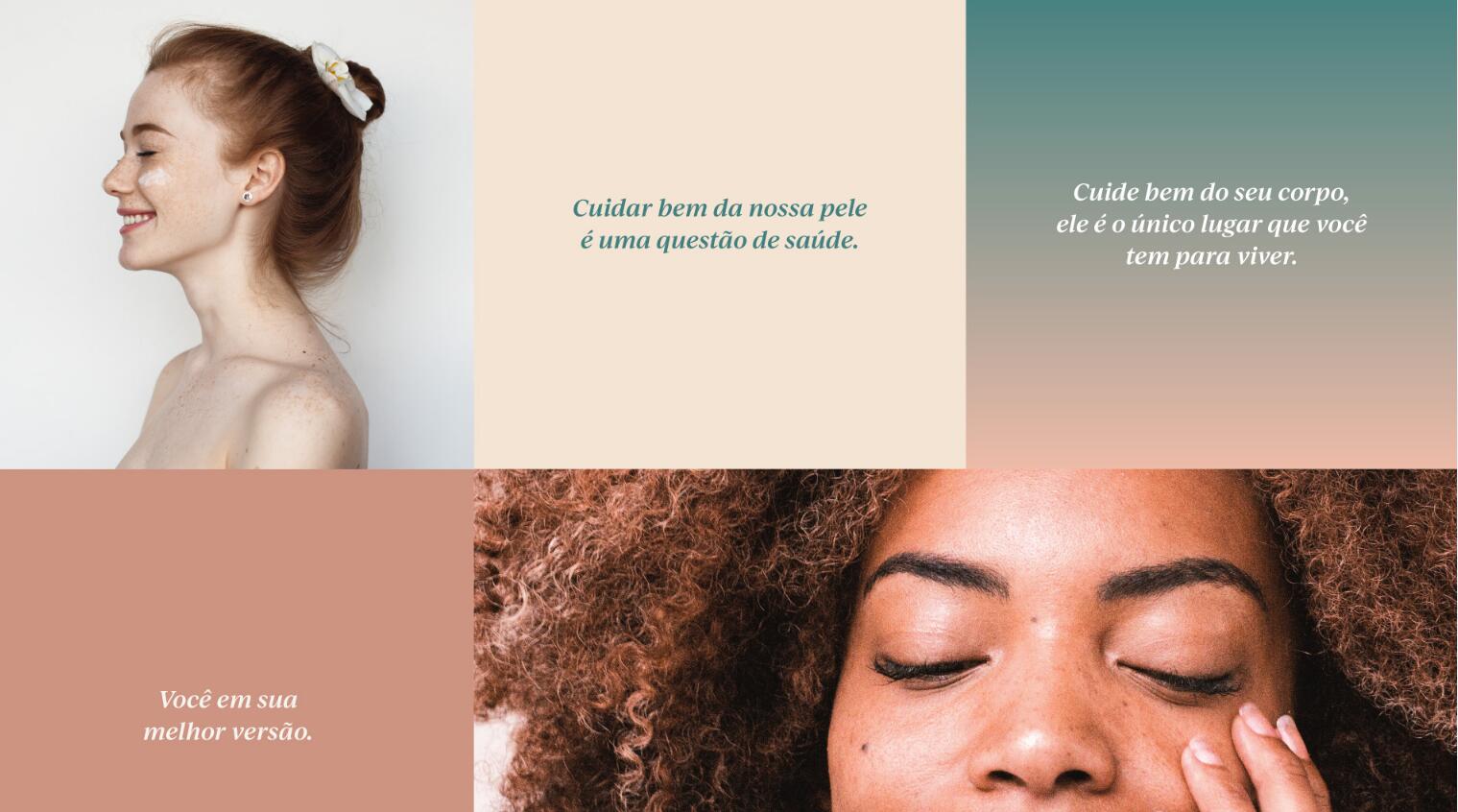 Plena皮膚科美容護(hù)理診所logo設(shè)計品牌vi形象設(shè)計，綠粉雙色漸變風(fēng)格