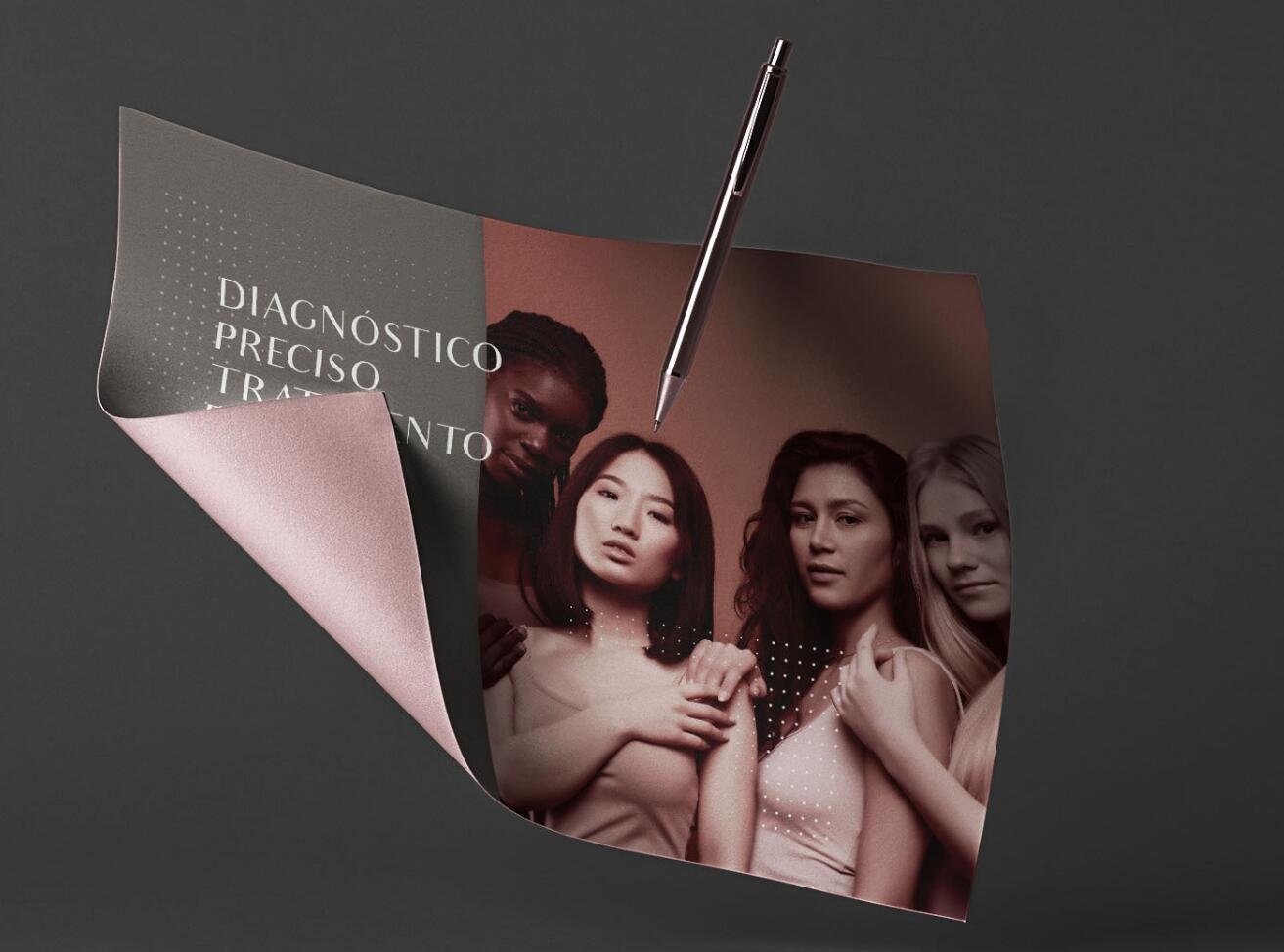 Luisa Resend 博士醫(yī)學(xué)美容診所logo設(shè)計LR組合與暗粉灰vi設(shè)計