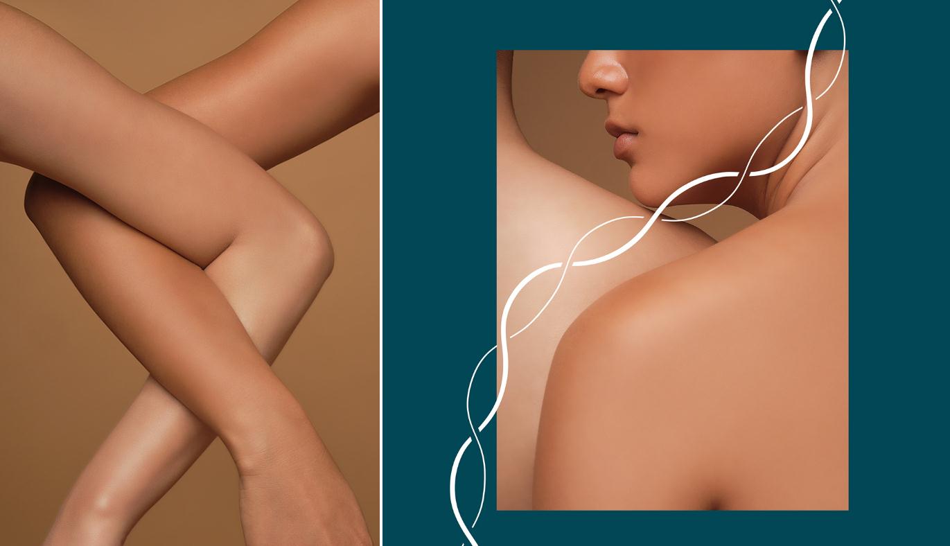 Ruco非手術(shù)美容與皮膚護(hù)理醫(yī)療logo設(shè)計vi設(shè)計。青黑色金色奢侈風(fēng)與循環(huán)交叉線條