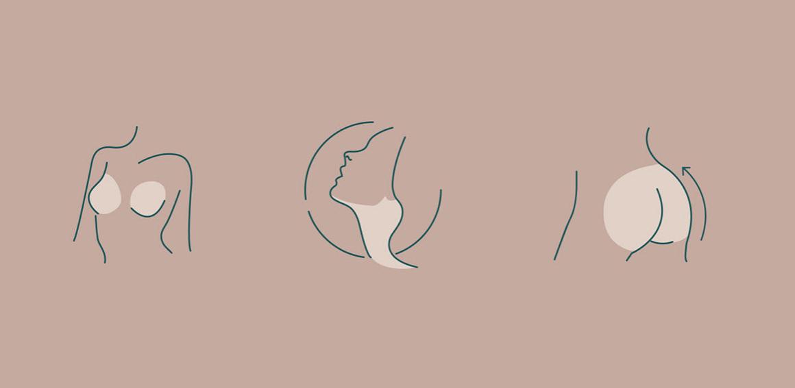 Musāh 美容整形外科診所品牌視覺形象VI設(shè)計(jì)，藍(lán)綠色粉色三色搭配