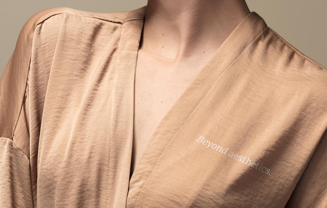 Musāh 美容整形外科診所品牌視覺形象VI設(shè)計(jì)，藍(lán)綠色粉色三色搭配