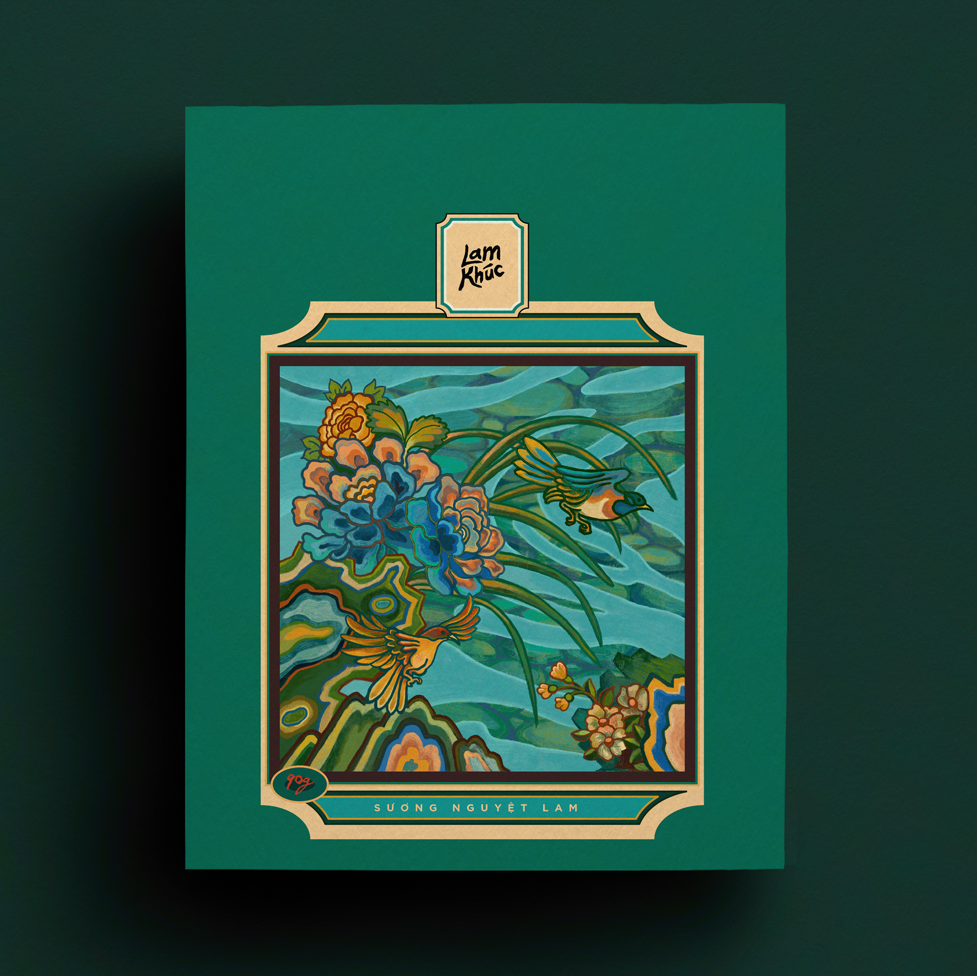 嵐曲越南茶葉包裝設(shè)計,借鑒中國古韻景物繪畫精髓 嵐曲越南茶葉包裝設(shè)計,借鑒中國古韻景物繪畫精髓