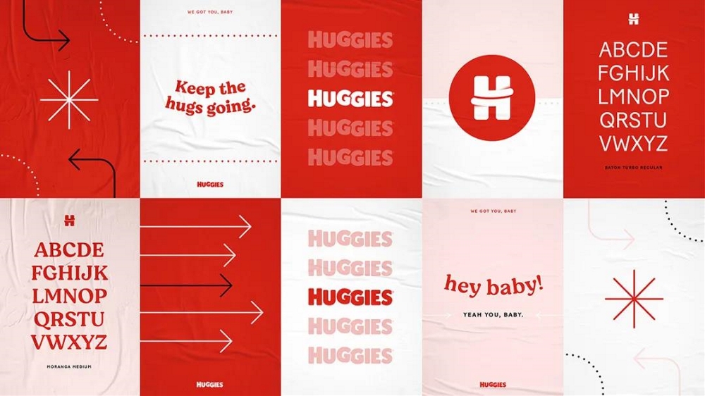 Huggies母嬰用品紙尿褲品牌vi視覺形象升級,H字母logo設(shè)計吉祥物設(shè)計 Huggies母嬰用品紙尿褲品牌vi視覺形象升級,H字母logo設(shè)計吉祥物設(shè)計