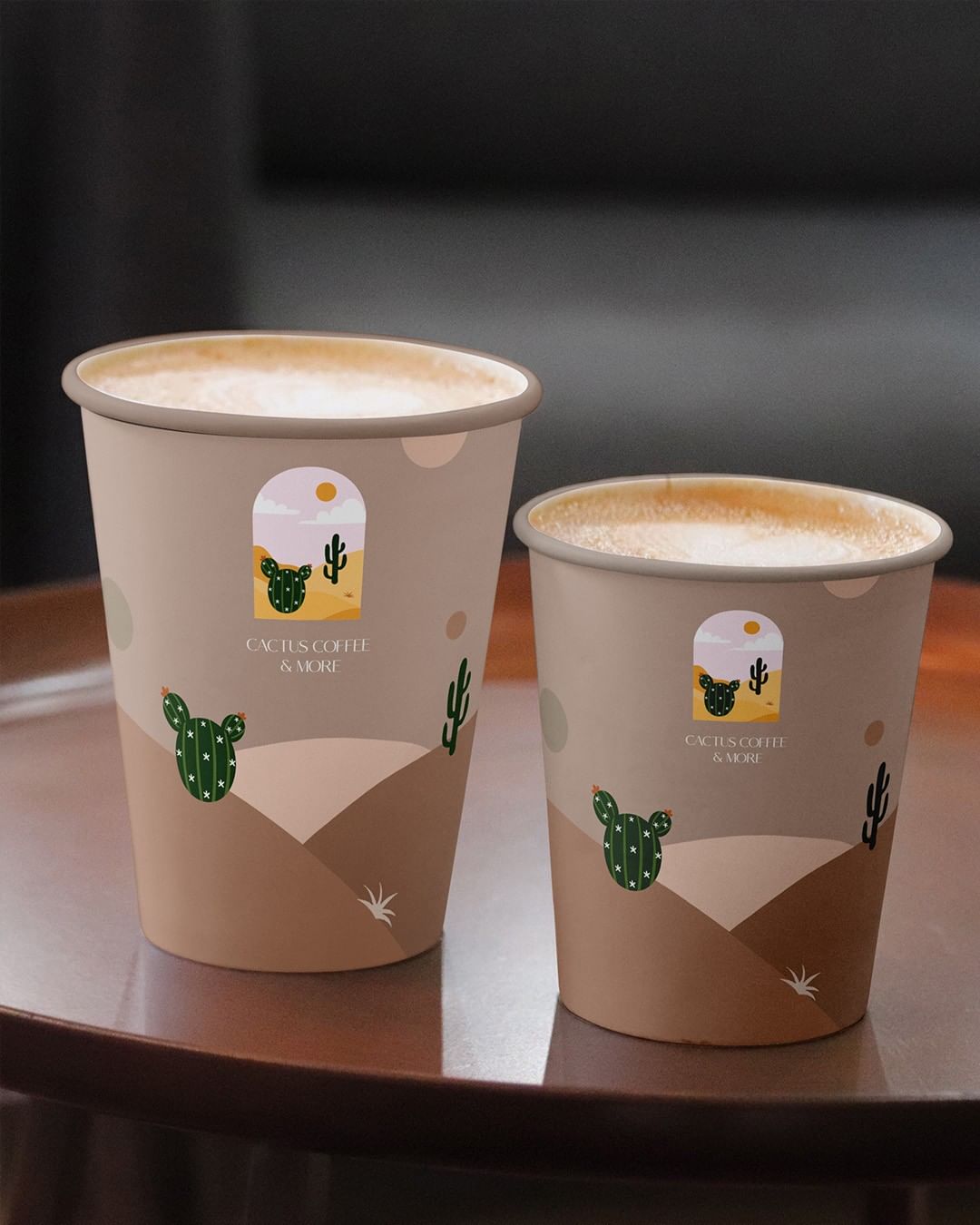 Cactus 咖啡店品牌視覺形象識(shí)別vi設(shè)計(jì)logo設(shè)計(jì)“沙漠元素形狀” Cactus 咖啡店品牌視覺形象識(shí)別vi設(shè)計(jì)logo設(shè)計(jì)“沙漠元素形狀”