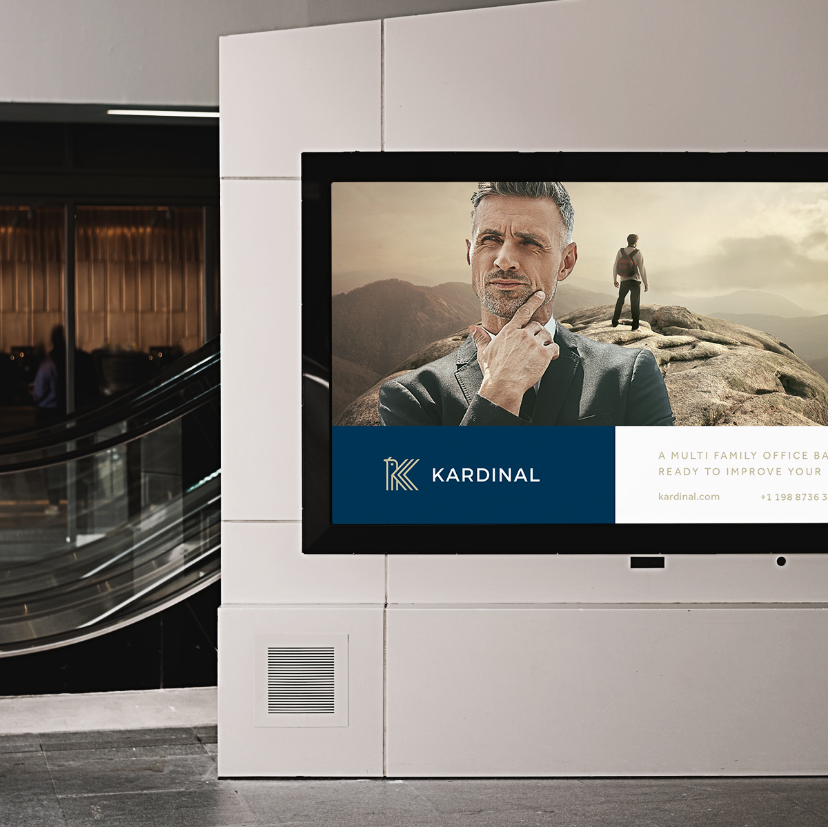 Kardina 家族理財（財務顧問公司）金融logo設計vi設計，鳥+首字母K+方向箭頭