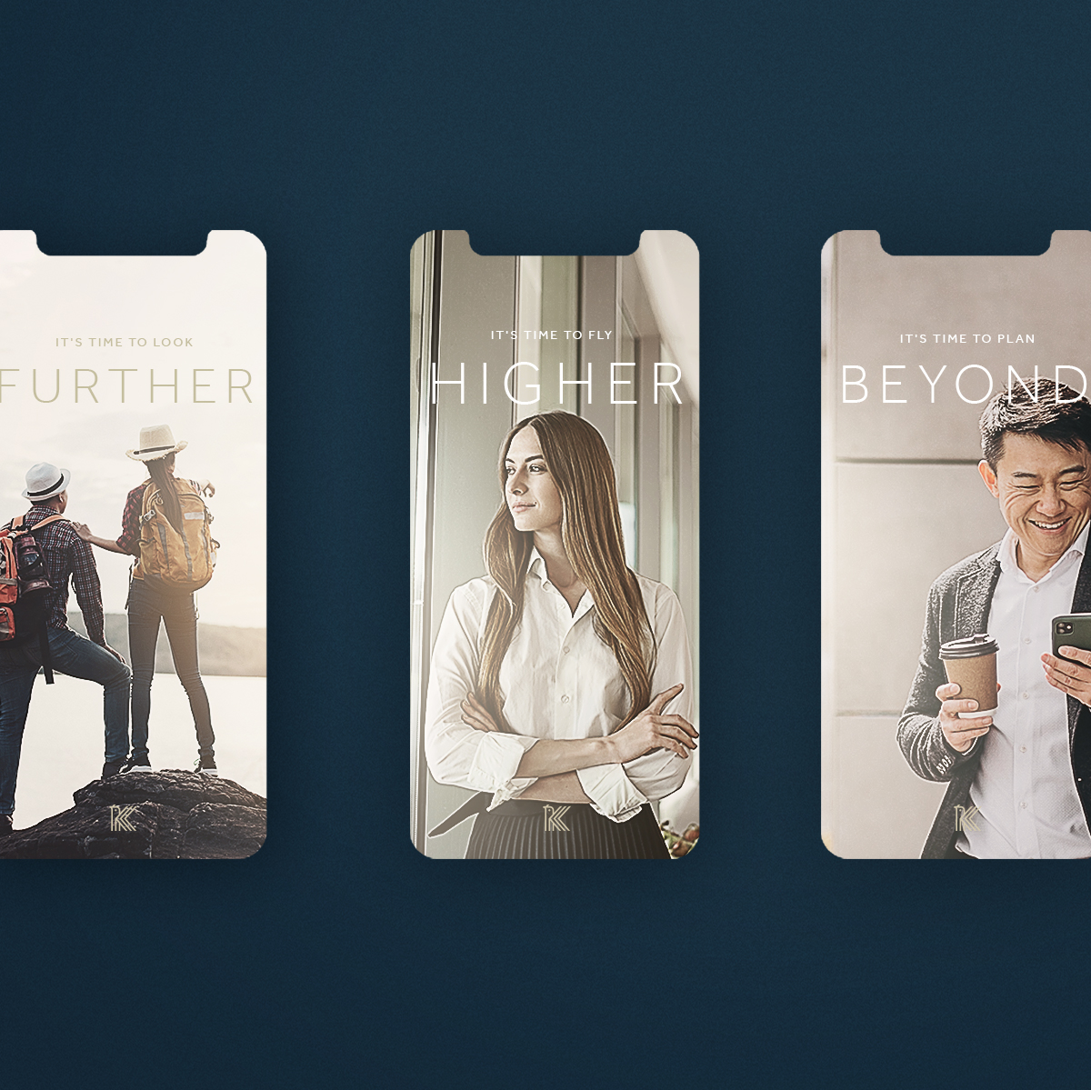 Kardina 家族理財（財務顧問公司）金融logo設計vi設計，鳥+首字母K+方向箭頭