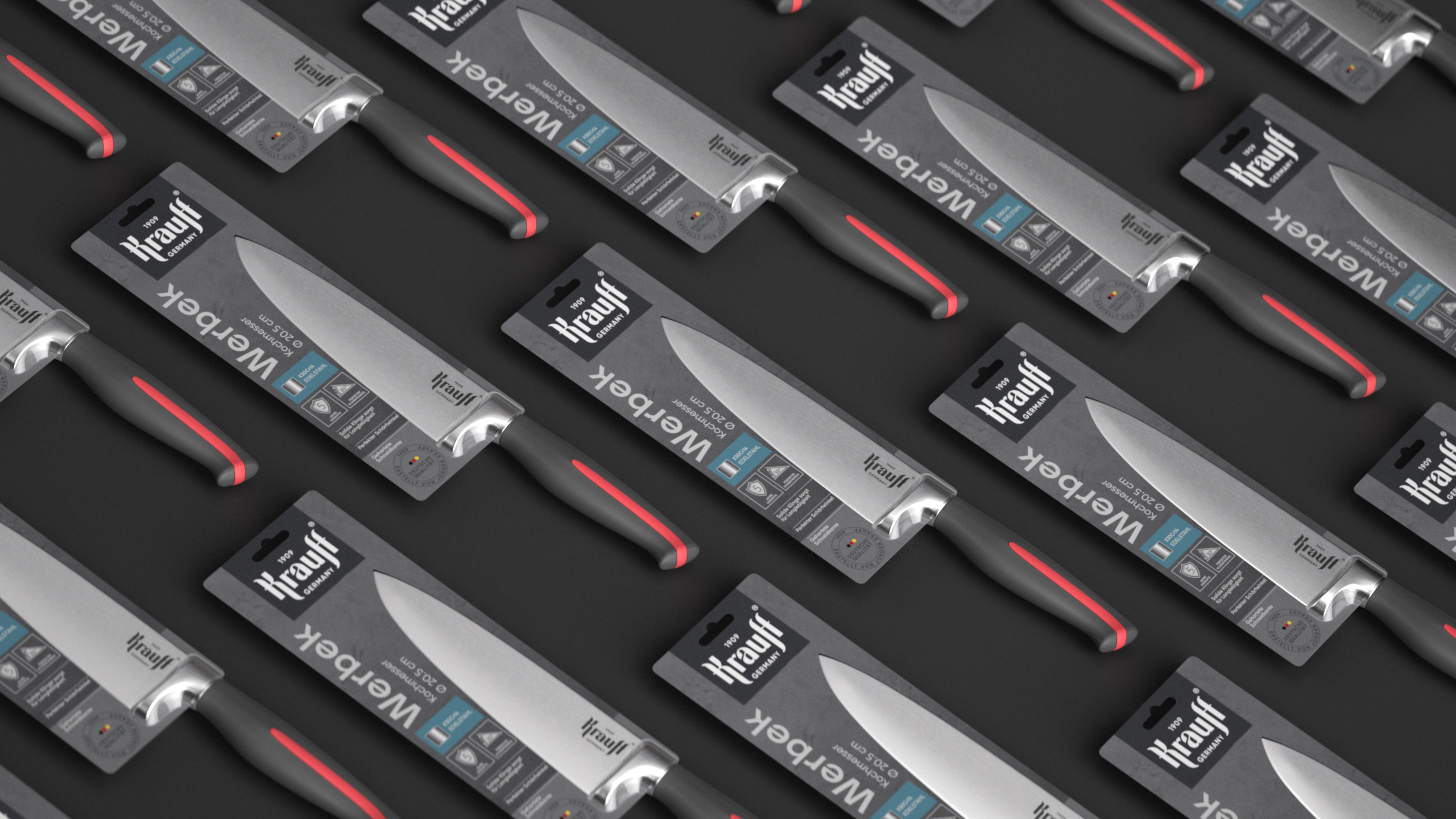 J?rgen Krauf 不銹鋼鍋具刀具品牌包裝設(shè)計(jì)logo設(shè)計(jì)