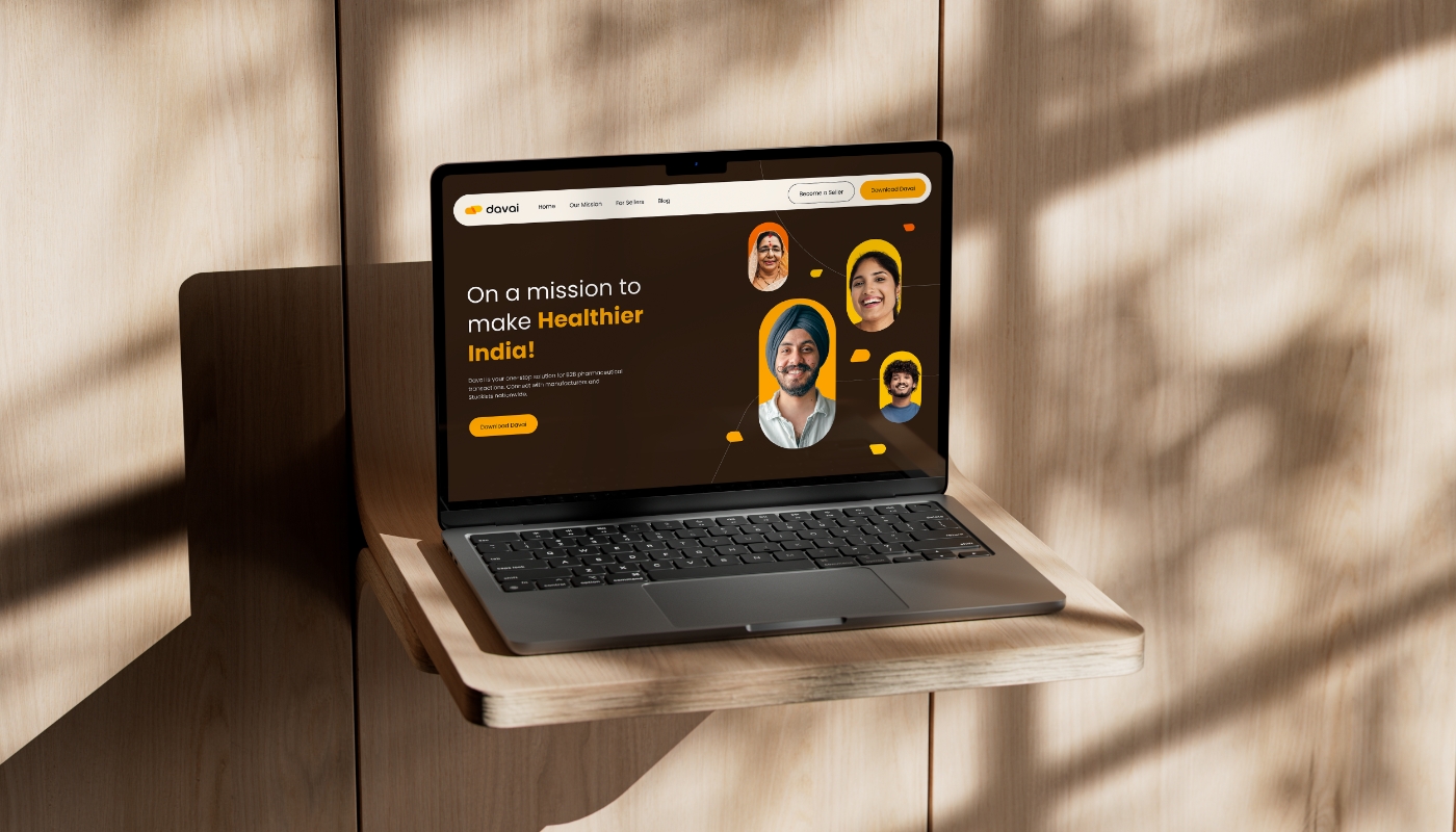 B2B制藥Davai平臺logo設(shè)計vi設(shè)計，橙色醫(yī)藥膠囊風格