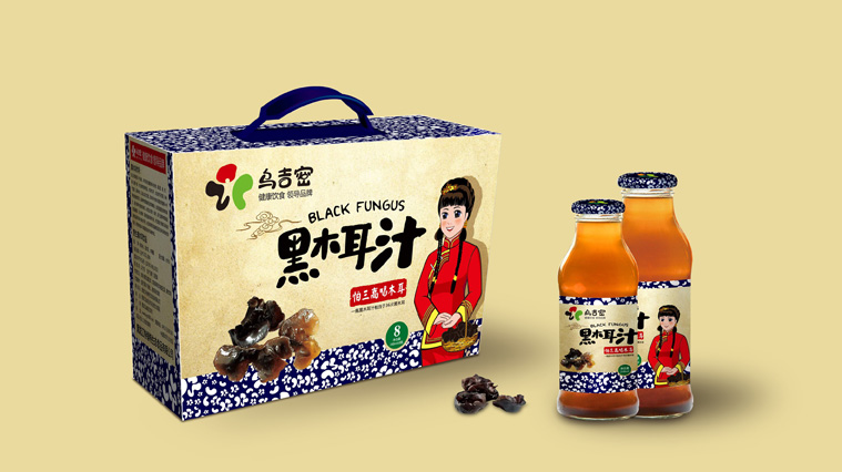 烏吉密黑木耳汁農(nóng)產(chǎn)品包裝設(shè)計-上海農(nóng)產(chǎn)品包裝設(shè)計案例