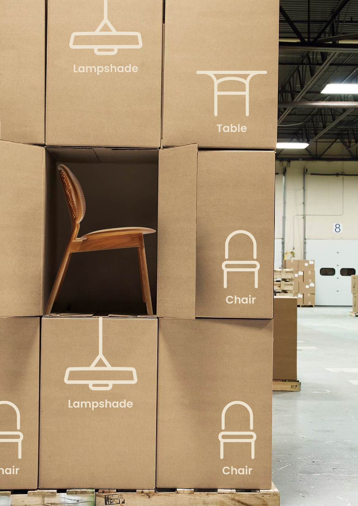 Kantan手工藤制家具家居裝飾公司品牌logo設(shè)計(jì)vi設(shè)計(jì),標(biāo)志性家具、藤編和拱形窗戶組合 Kantan手工藤制家具家居裝飾公司品牌logo設(shè)計(jì)vi設(shè)計(jì),標(biāo)志性家具、藤編和拱形窗戶組合